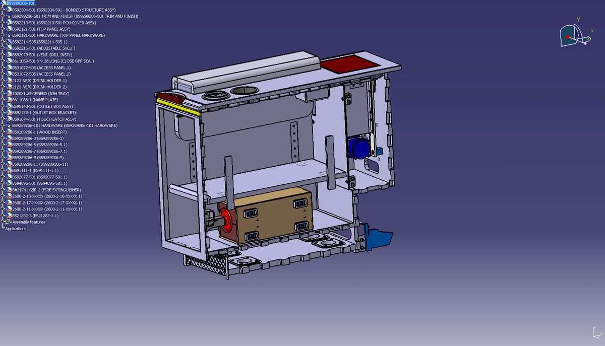 End cabinet