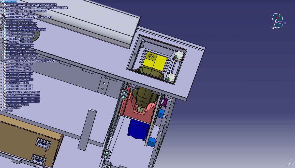 End cabinet