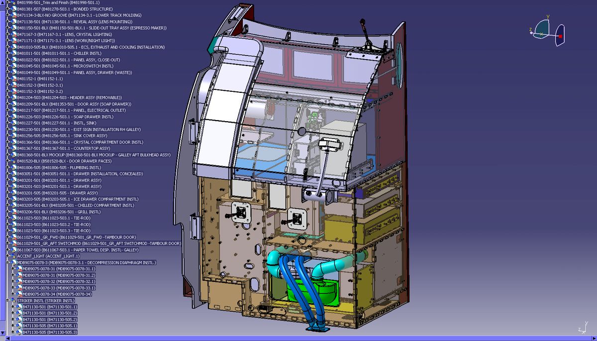 Galley assembly